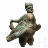 A Roman bronze miniature "Mercury resting on an eagle", 2nd - 3rd century A.D.A bronze eagle. The