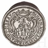 A heavy seal of an Italian monastery, circa 1700Schwere, leicht konische Matrix aus Eisen. Tief