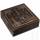 A southern German Renaissance game box, circa 1580Aufklappbarer Kasten aus ebonisiertem