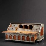 An exquisite table cabinet, Vizapatagam, circa 1740 – 1760Made of partially carved rosewood and