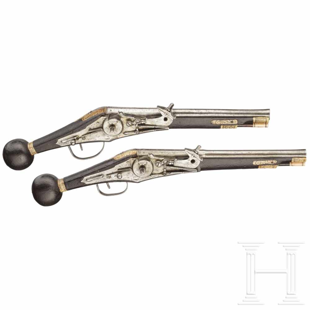 A pair of wheellock puffers for enlisted men of the Saxon Electorate Palace Life Guard (2nd - Image 2 of 9