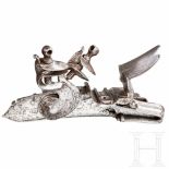 A rare Ottoman double-cock flintlock mechanism, dated 1832A very unusual and complex mechanism