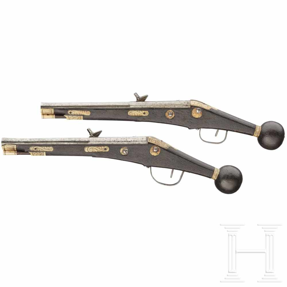 A pair of wheellock puffers for enlisted men of the Saxon Electorate Palace Life Guard (2nd - Image 3 of 9