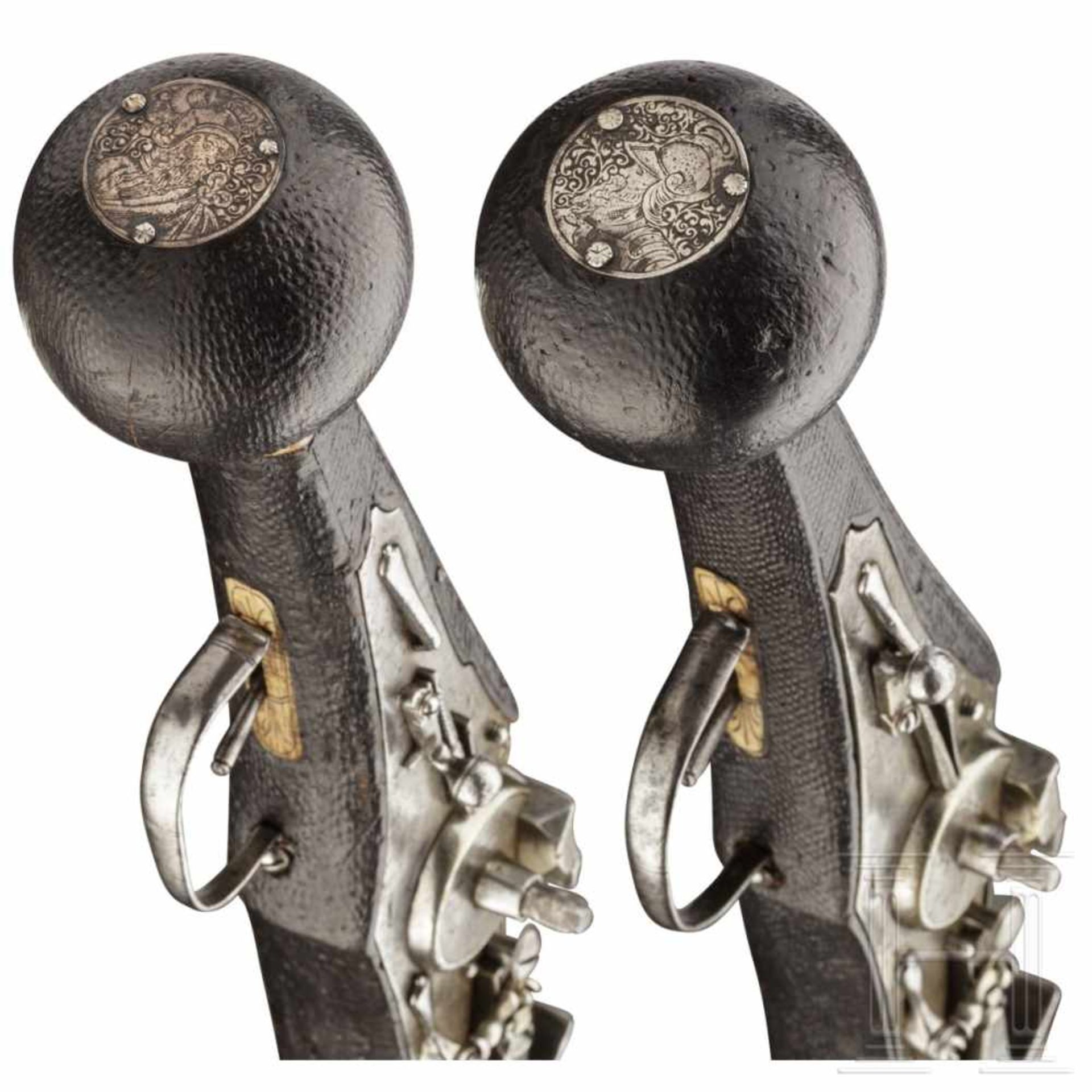 A pair of wheellock puffers for enlisted men of the Saxon Electorate Palace Life Guard (2nd - Bild 8 aus 9