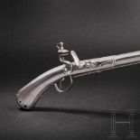 A German or Dutch all-metal flintlock pistol, circa 1640/50Two-stage smooth-bore barrel, octagonal