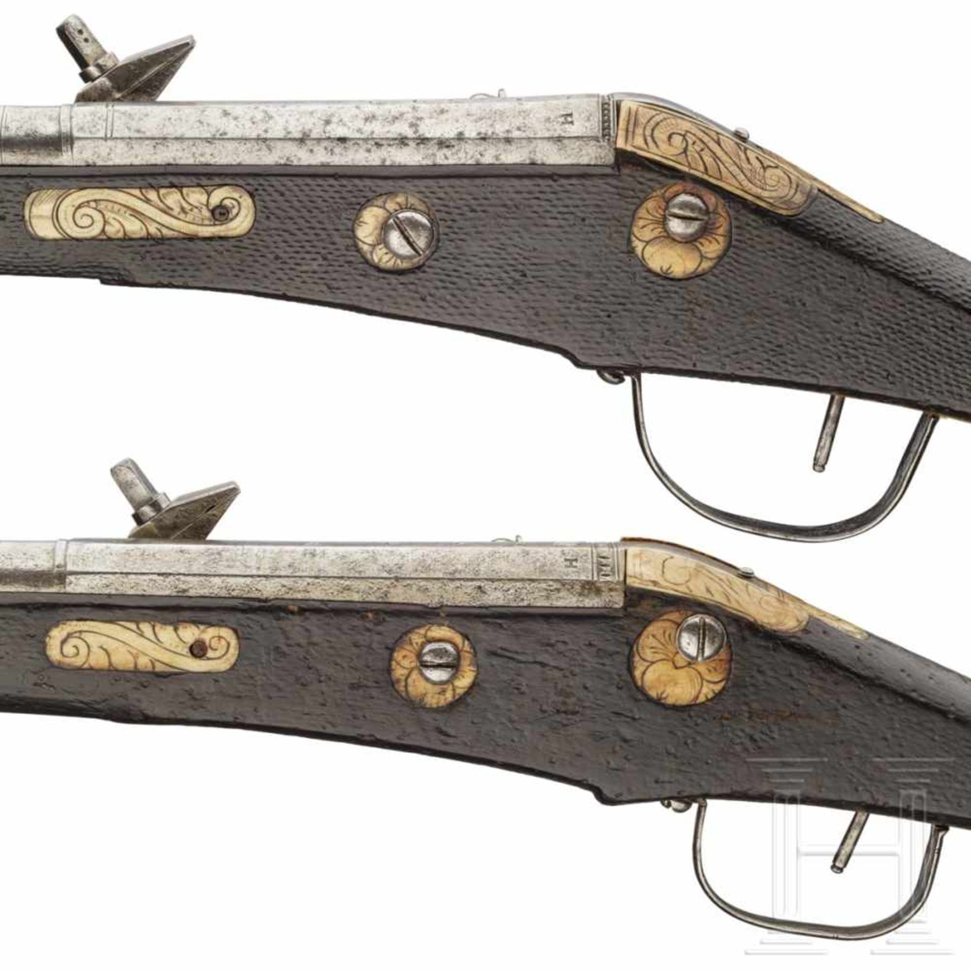 A pair of wheellock puffers for enlisted men of the Saxon Electorate Palace Life Guard (2nd - Bild 9 aus 9