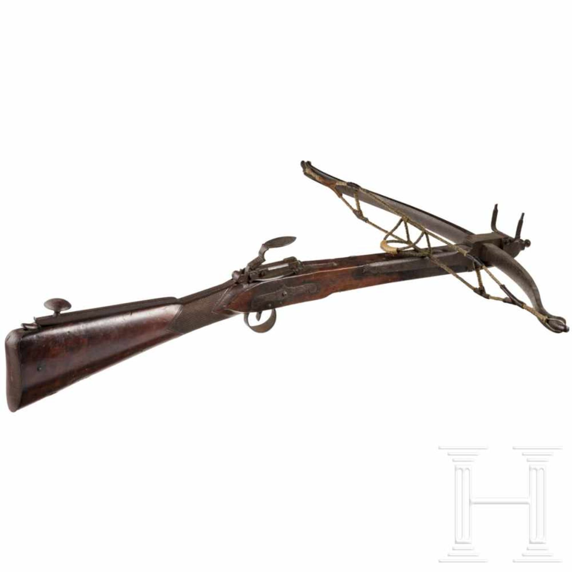 English bullet crossbow by Harcourt at Ipswich, early-19th centuryStahlbogen mit konvexer Innenseite - Bild 2 aus 2