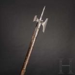 A German Gothic war hammer, 2nd half of the 15th centuryThe slender blade with a straight cutting