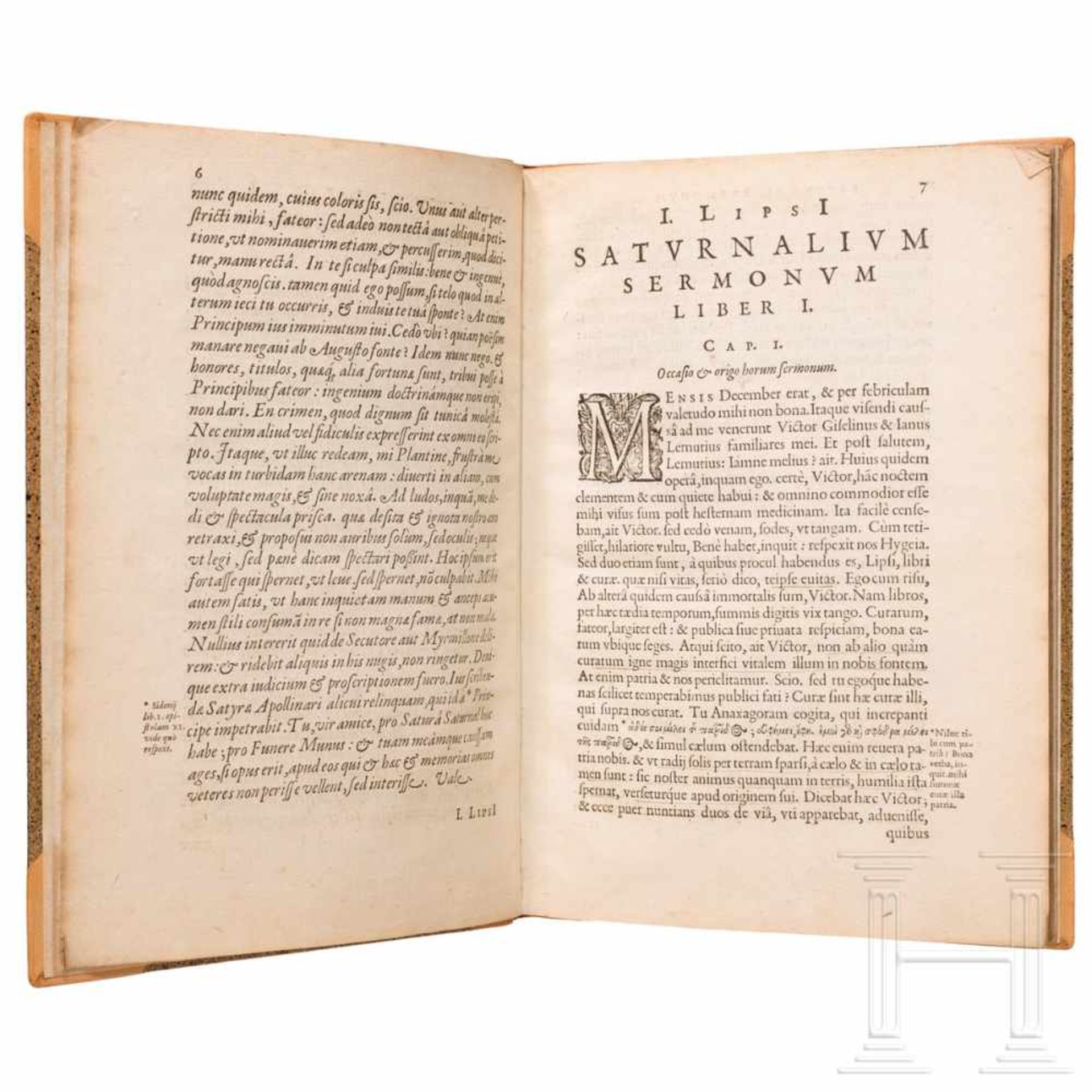 Iusti Lipsi, "Saturnalium Sermonum Libri Duo, Qui de Gladiatoribus", Antwerp, 1604136 paginierte - Bild 2 aus 4