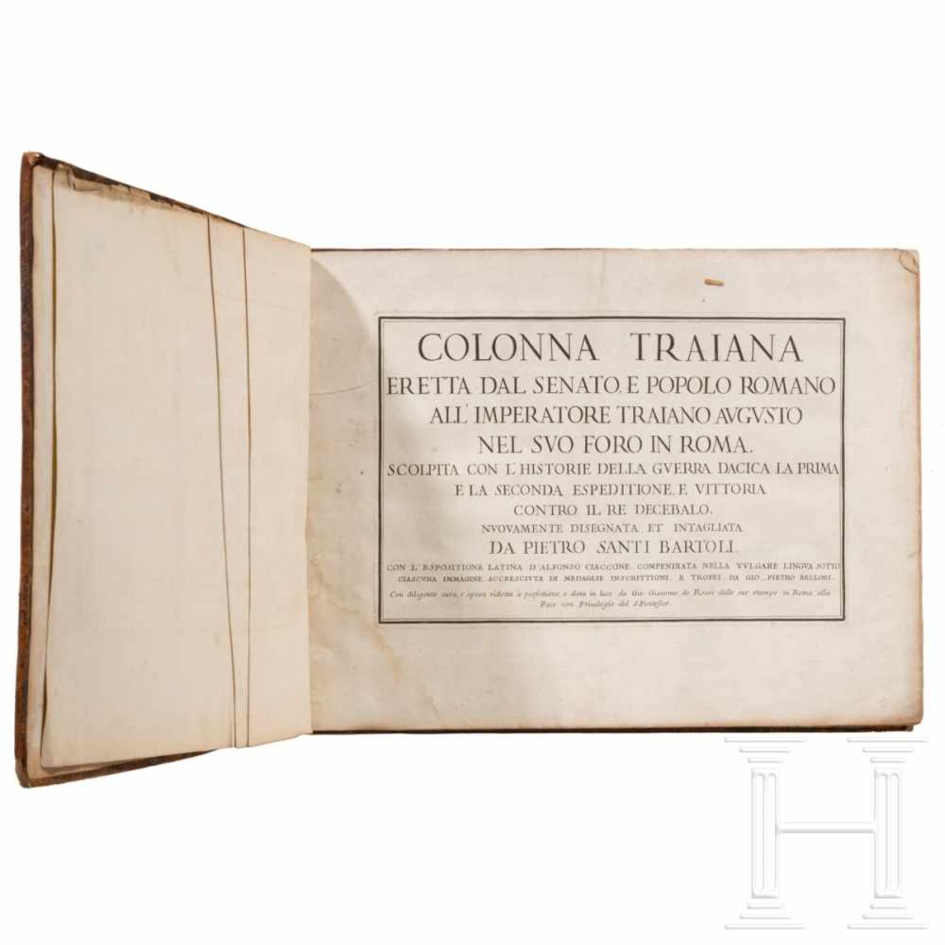 Pietro Santi Bartoli, "Colonna Traiana", Rome, 1693Lateinischer Text, 119 nummerierte Stiche, die