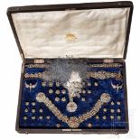 A cased, stone-studded sword ensemble for a Hungarian magnate, Budapest, 19th centuryThe extensive