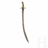 An Ottoman kilij struck with arsenal marks, 1st quarter of the 16th centuryThe slightly curved,