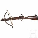 English bullet crossbow by Harcourt at Ipswich, early-19th centuryStahlbogen mit konvexer Innenseite