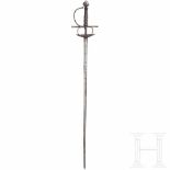 A southern German/Austrian cup-hilted rapier with older cup hilt, 2nd half of the 17th