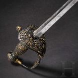 A rare Japanese court sword with a shakudo hilt, 1st half of the 18th centuryThe European