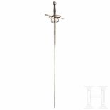 A German rapier, circa 1610, assembled from old partsElegante, flach gegratete, zweischneidige