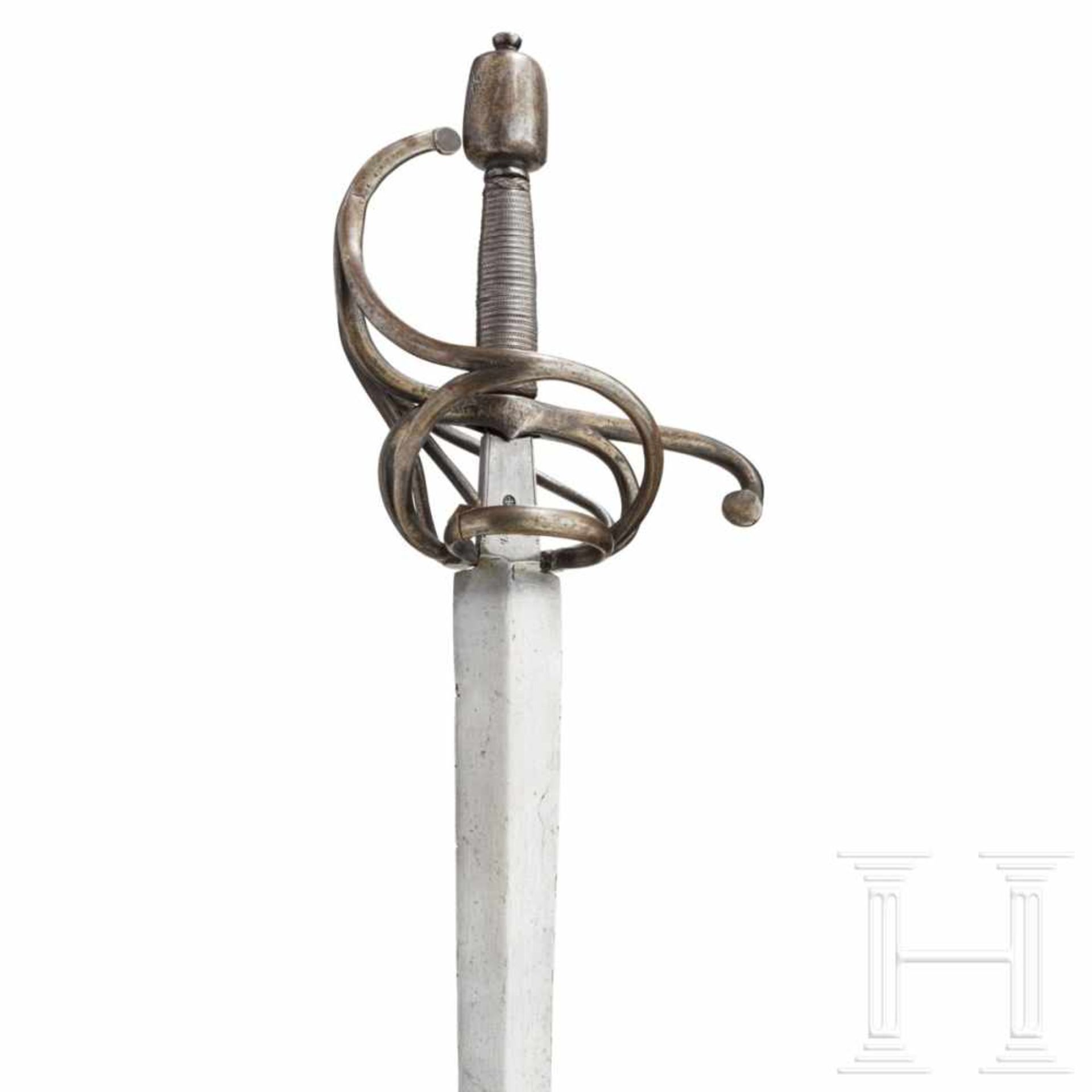 A sword made for the Munich Town Guard, Wolfgang Stantler of Munich, circa 1600Heavy, double-edged - Bild 4 aus 8