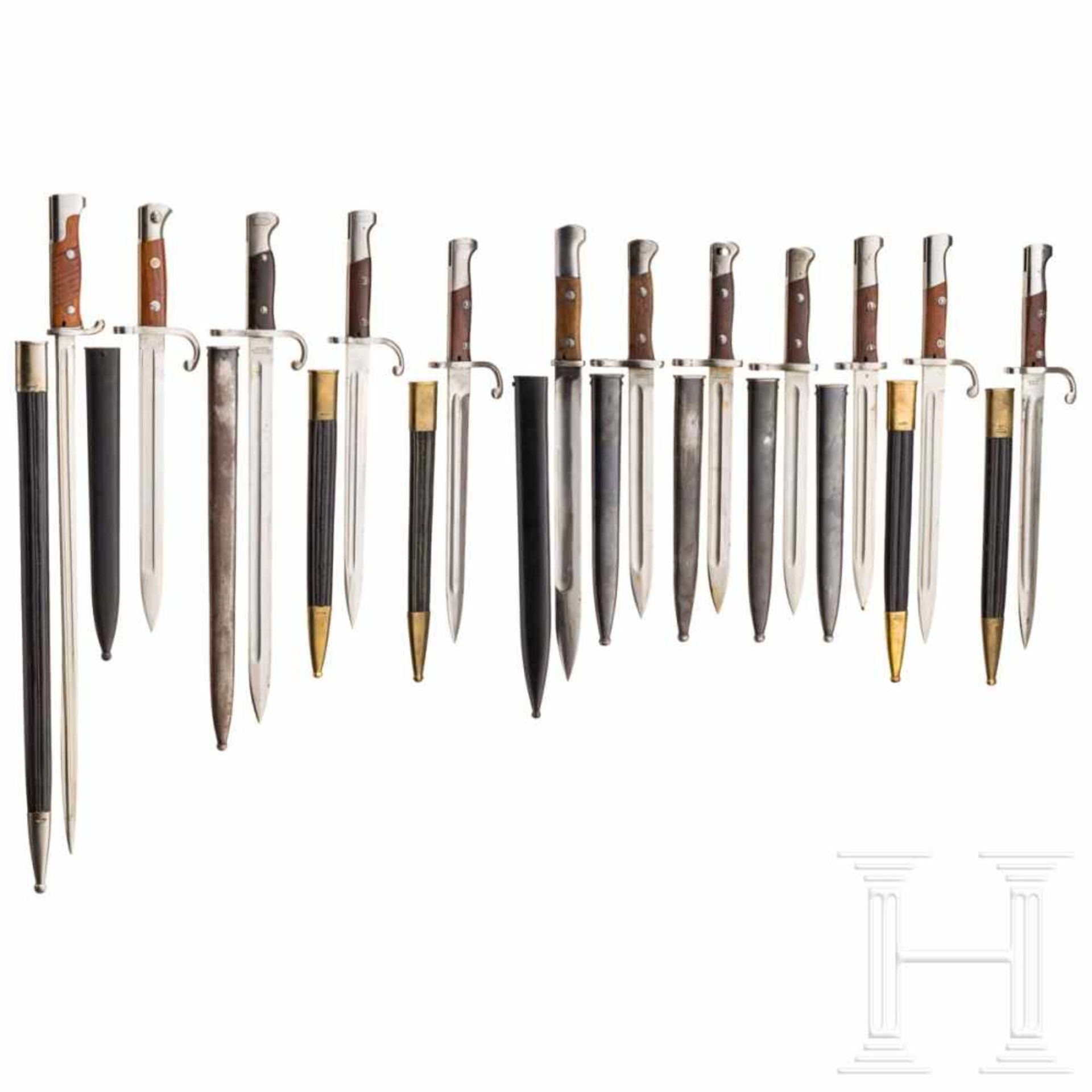 South America - twelve bayonets (Simson, Weyersberg, OEWG)Ein schön erhaltenes peruanisches Bajonett - Bild 2 aus 2