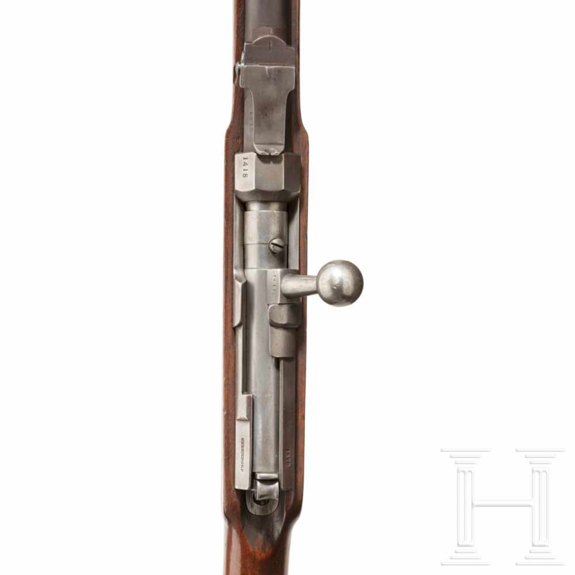 A model 1870 rifle for combat engineers and artillerymen15.2 mm calibre, number 1418. Bright-bore - Bild 3 aus 3