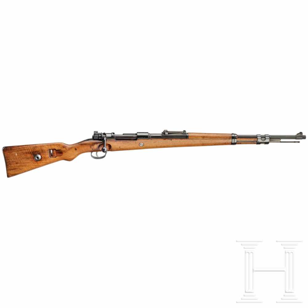 A carbine 98 k, code "S/237 - 1937"Kal. 8x57 IS, Nr. 8810c, nummerngleich inkl. Schrauben. Blanker
