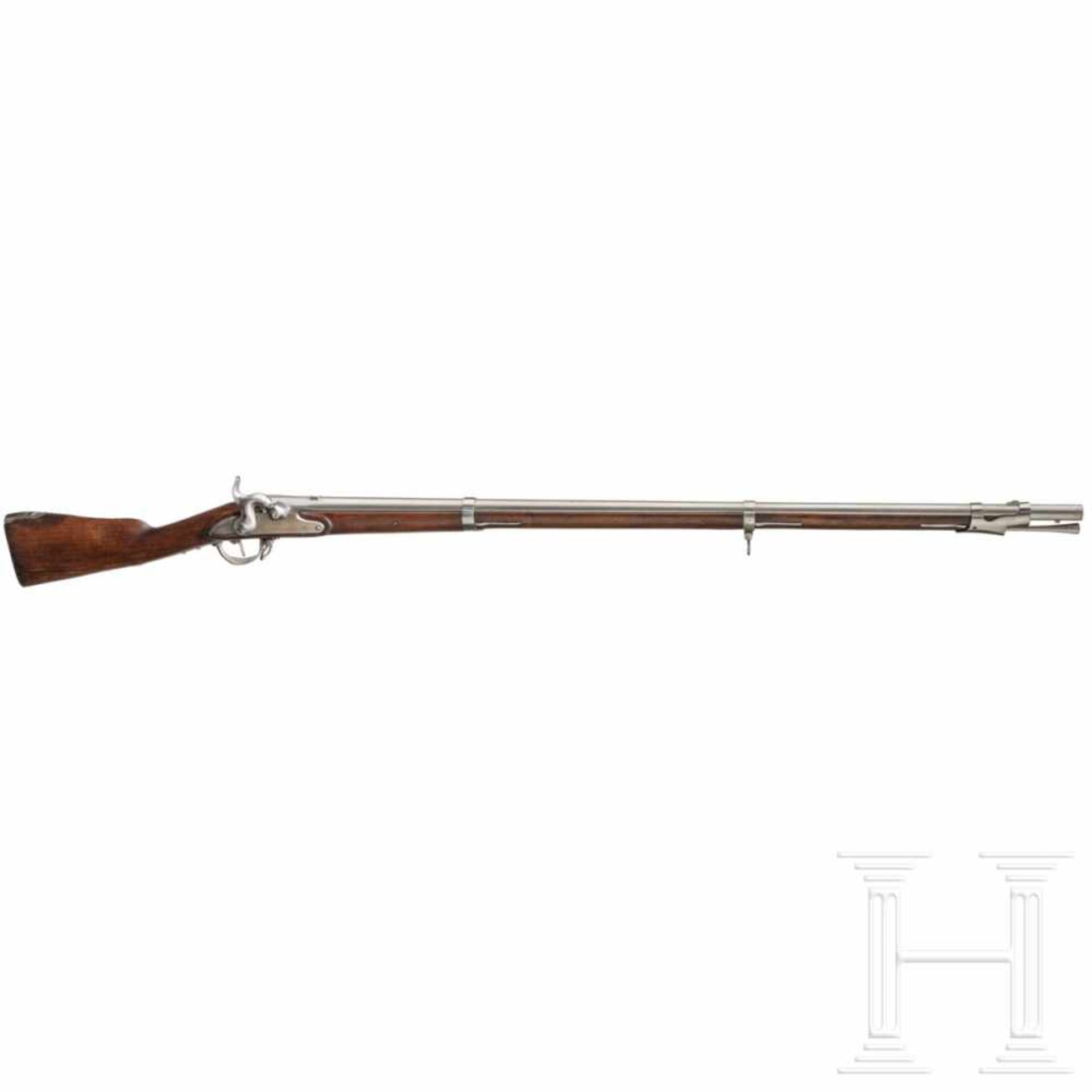 A model 1816/44 U/M infantry rifleSmooth-bore barrel in calibre 17.5 mm, iron front sight and