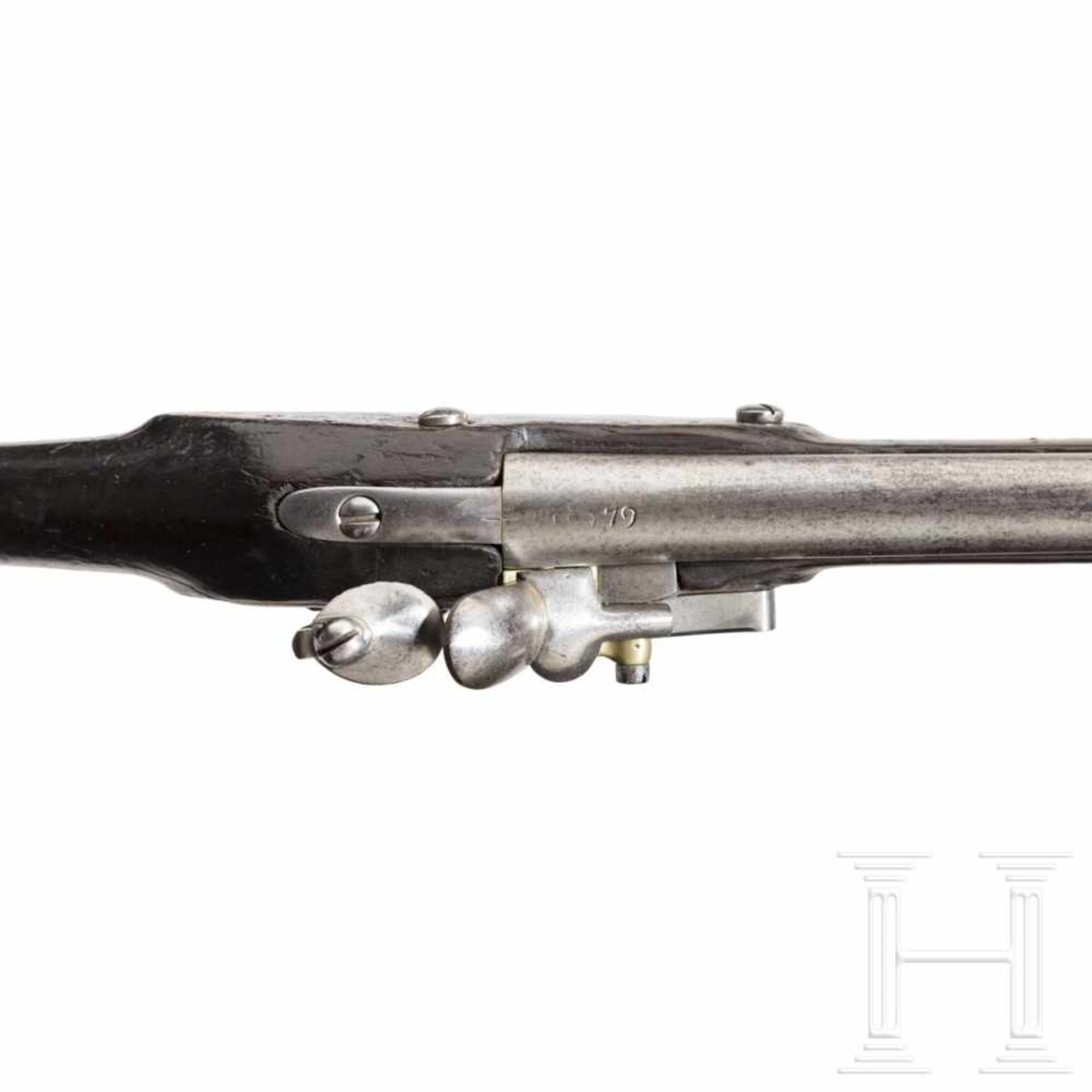 A Wurttemberg carbine, similar to the M 1808 dragoon or M 1812 light infantry musketGlatter Lauf - Bild 3 aus 3