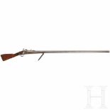 A French model 1831 wall gun Rifled barrel in 23 mm calibre, slightly rough bore with good groove-