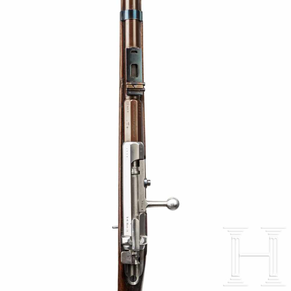 A M 1871 infantry rifle by Mauser in OberndorfKal. 11,15x60 R, Nr. 9988E, nummerngleich bis auf - Image 3 of 3