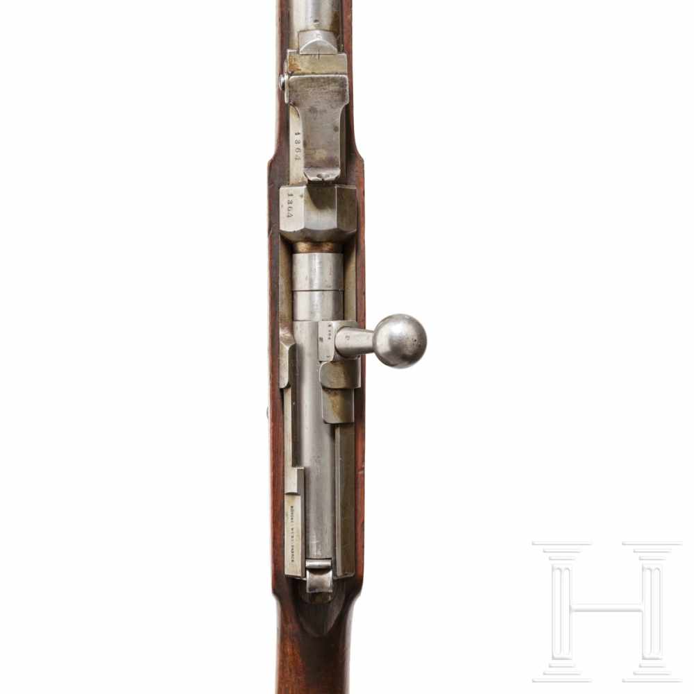 A Württemberg needle-fire rifle M 1857/67Kal. 15,4 mm, Nr. 1364, nummerngleich (Nummer auf dem - Bild 3 aus 3