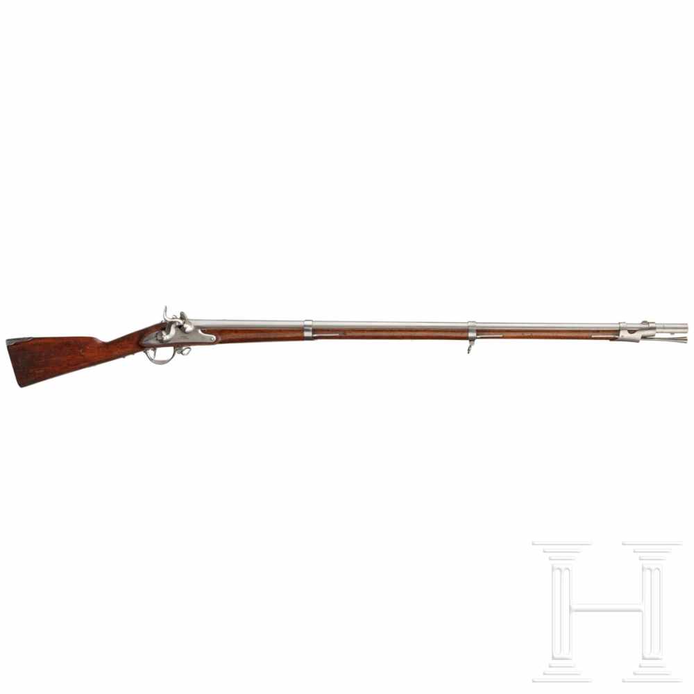 A Hesse-Darmstadt M 1777/40/55 infantry rifleGezogener Lauf im Kaliber 17,5 mm, Seele leicht rau mit