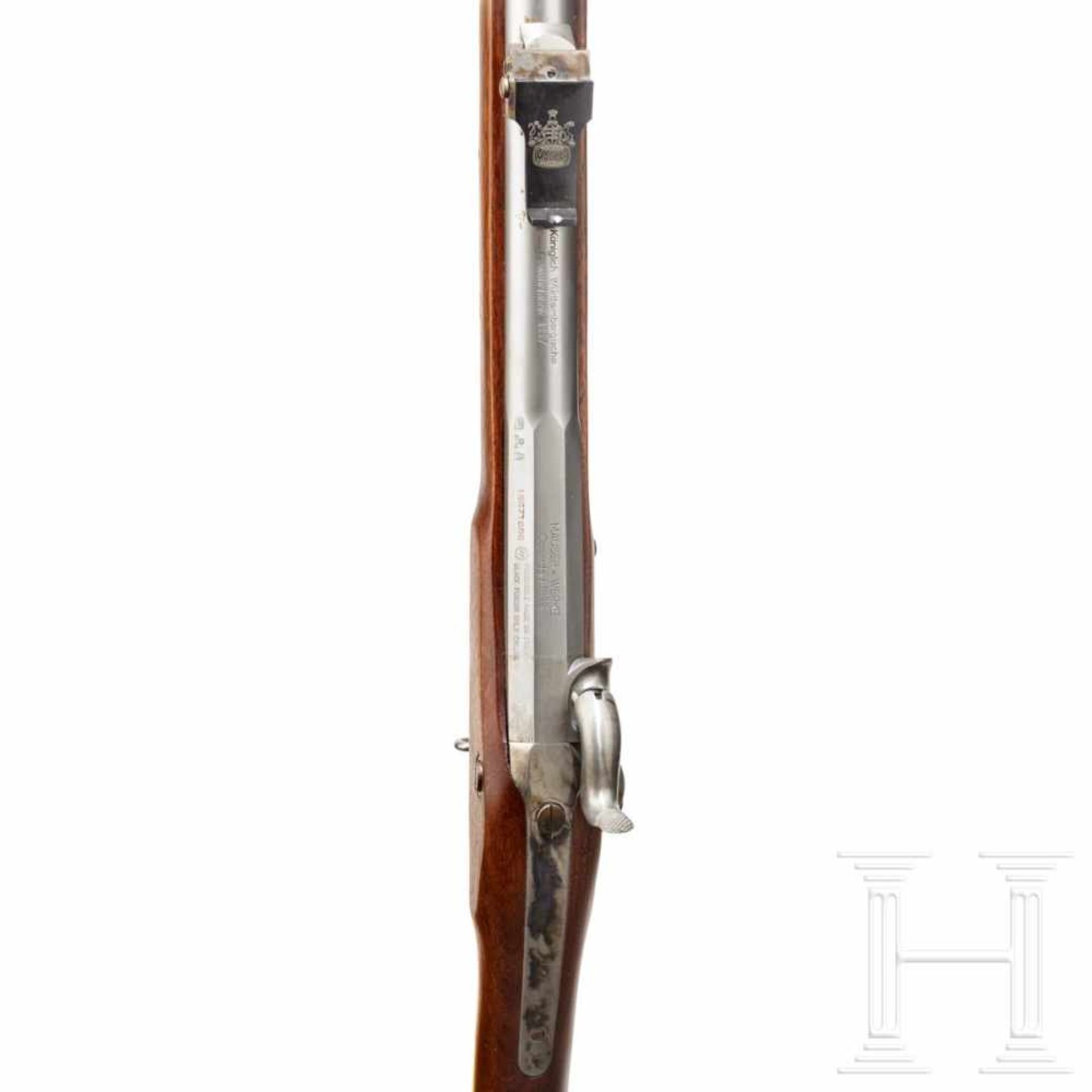 A Württemberg M 1857 rifled musket, so called "Vereinsgewehr" by PedersoliKaliber 13,9 mm Black - Bild 3 aus 3