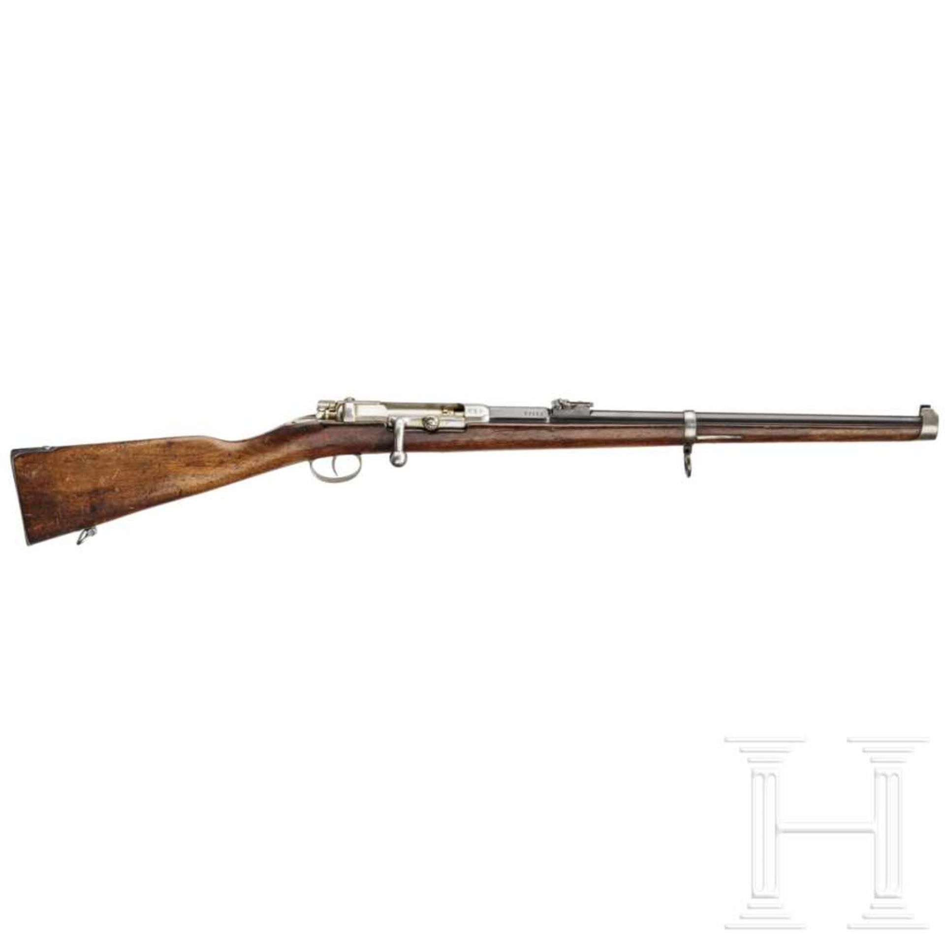 A Mauser M 1871 carbine by MauserKal. 11,15x60R, Nr. 6341, nummerngleich inkl. Schrauben. Blanker