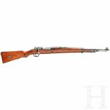 An M 1935 carbine for Chile ("Carabineros") by MauserKal. 7x57, Nr. 2939, nummerngleich. Blanker