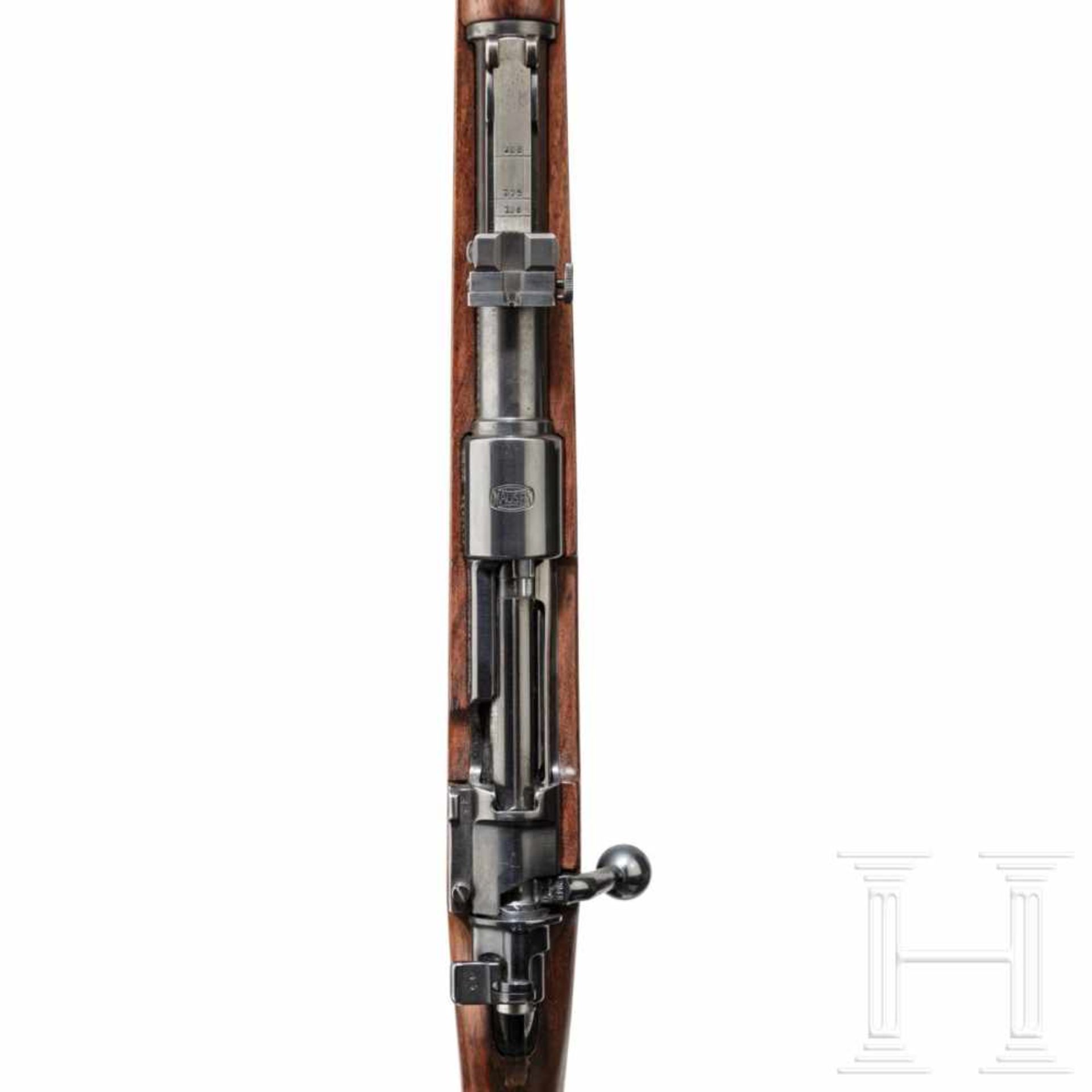 A Mauser Wehrmann rifle for military trainingKal. 8,15x46 R, Nr. 122045(6), nummerngleich, "6" - Bild 3 aus 3
