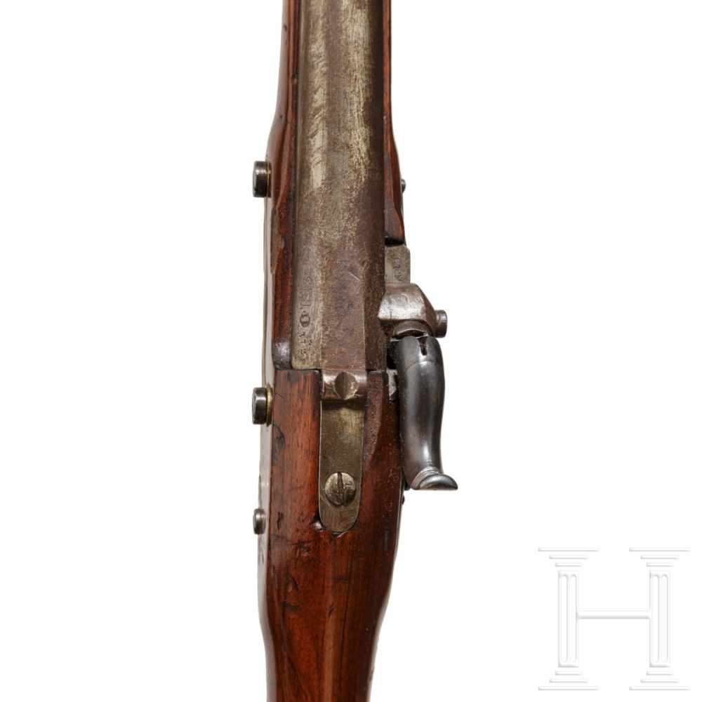 A Baden artillery carbine M 1816/40/50 U/MGlatter Lauf im Kaliber 17,5 mm, links über der Kammer - Bild 3 aus 3