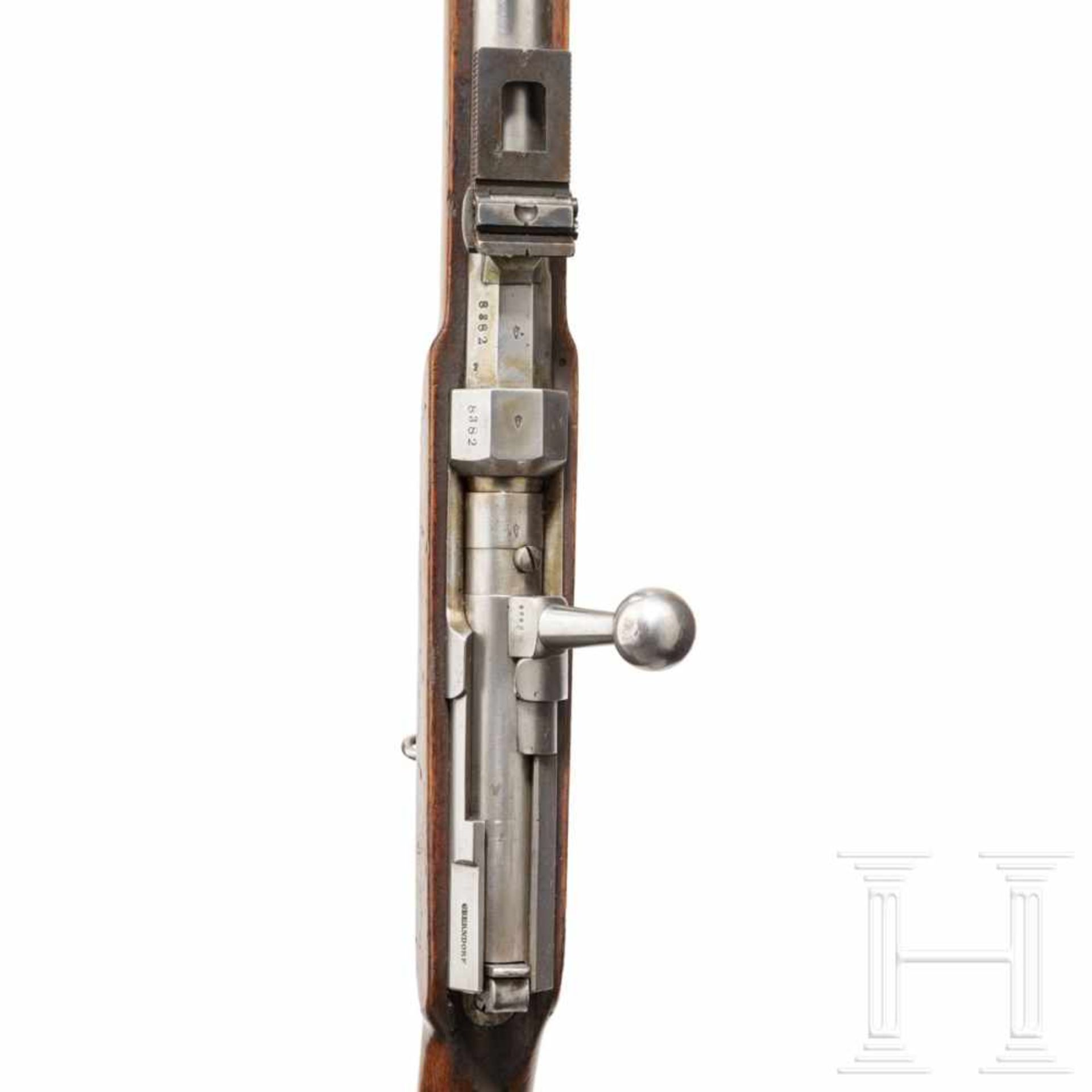 A Württemberg M 1857/67 needle-fire rifle with Beck modificationKal. 15,4 mm, Nr. 8382, - Bild 3 aus 3
