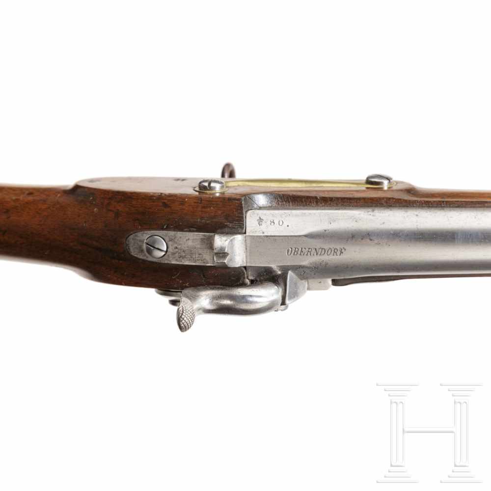 A Württemberg 1848 militia musketGlatter Lauf im Kaliber 17,5 mm, Kimme auf dem - Image 3 of 3