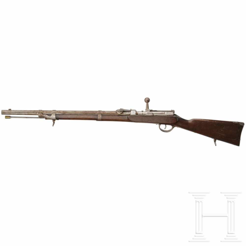 A model 1870 rifle for combat engineers and artillerymenCal. 15.2 mm, Nr. 1308. Partially slightly - Bild 2 aus 3