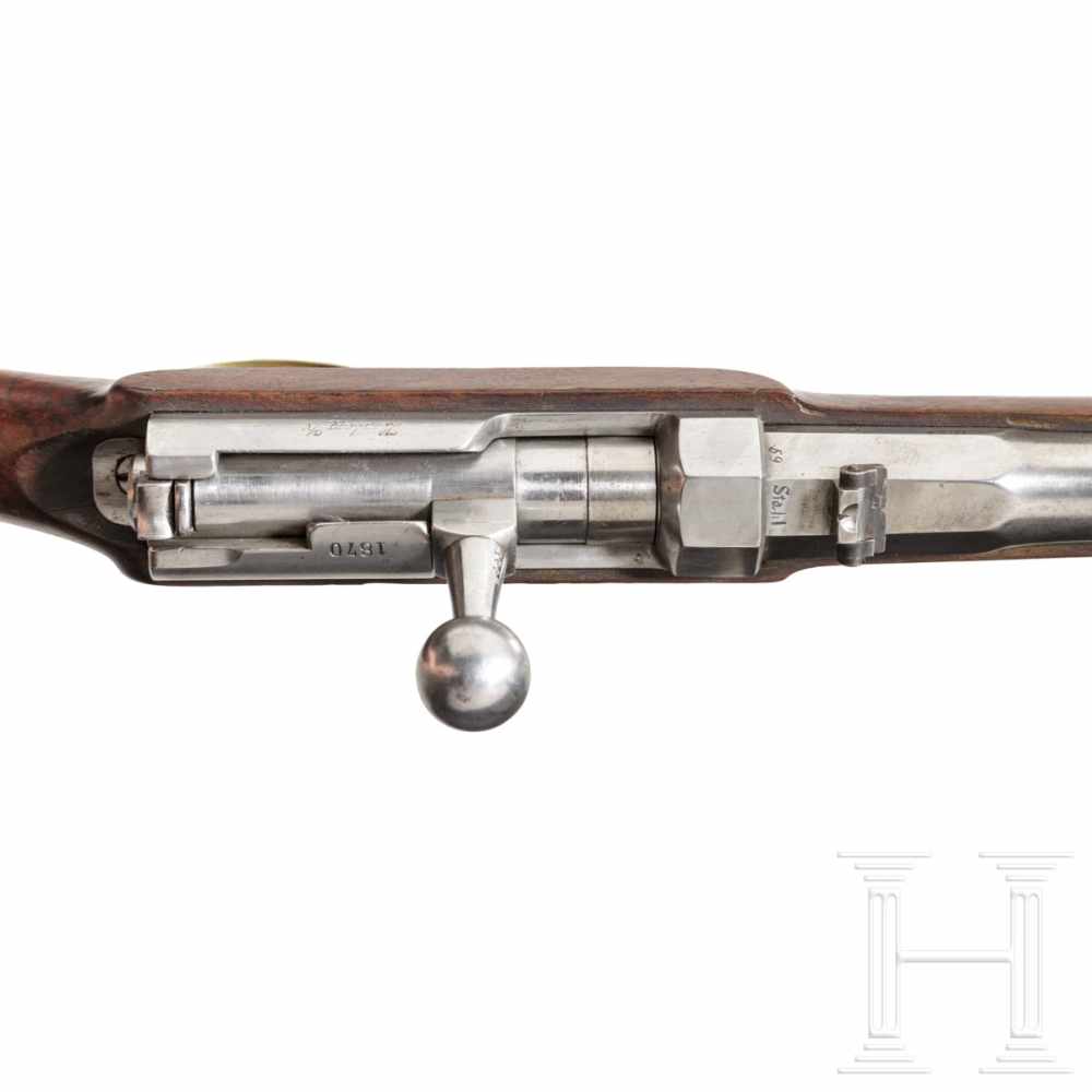 A Prussian M 1857 needle-fire carbineKaliber 15,4 mm, Seriennummer 1654, nummerngleich inklusive - Bild 3 aus 3