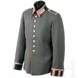 A tunic for a sergeant in the artillery regiment No. 5 (Ulm)Maßanfertigung von Auer, Donaueschingen,