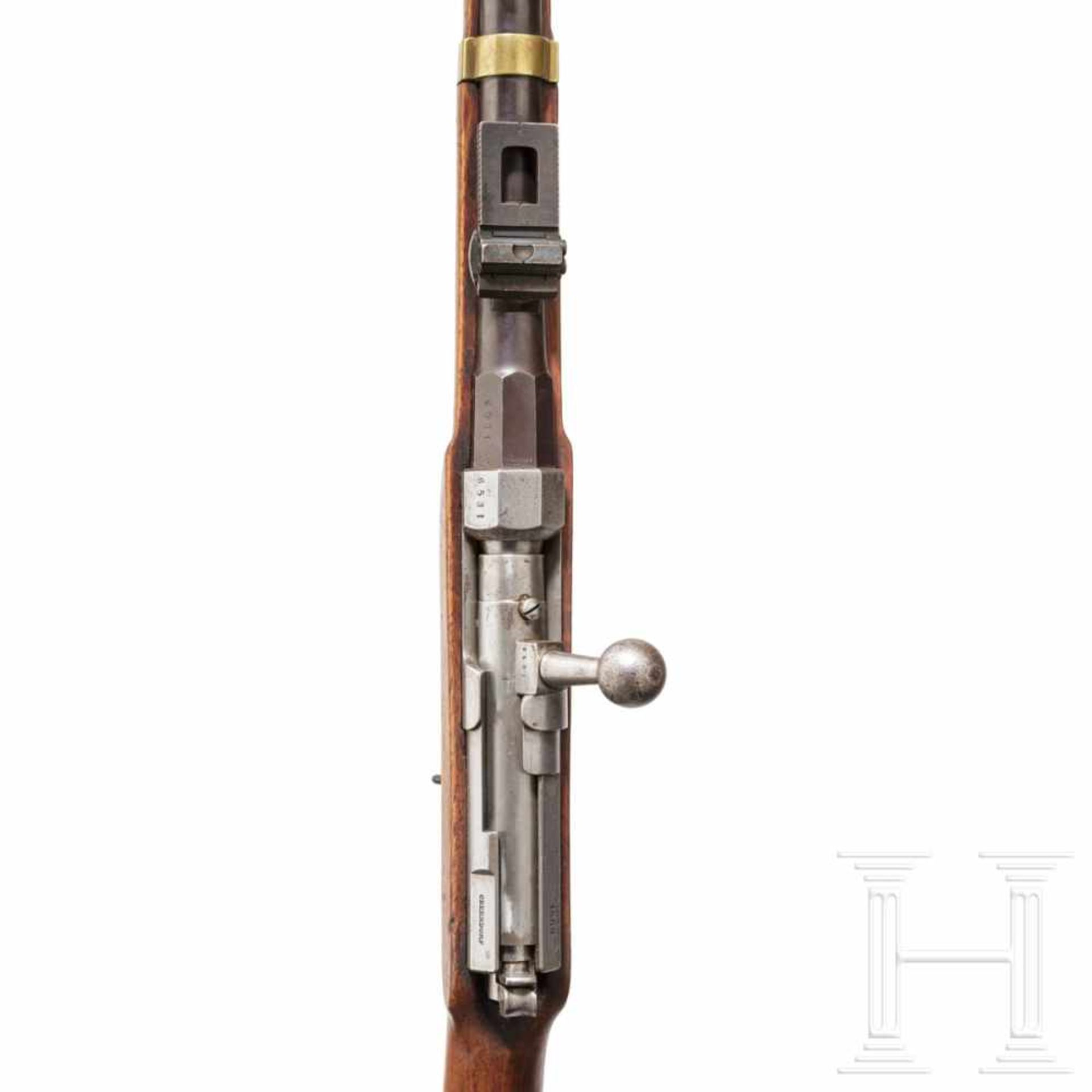 A model 1868 needle-fire rifle15.2 mm calibre, number 6531, matching numbers. Rifled, slightly - Bild 3 aus 3