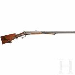 A Over/Under shotgun rifle by Christian Hoffacker, MunichKal. 20/65 / 11,2x52 R, Nr. 1390, beide