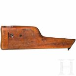 A holster stock for a Mauser C 96 M 1932Anschlagkasten für eine Mauser C 96 Mod. Reihenfeuer,