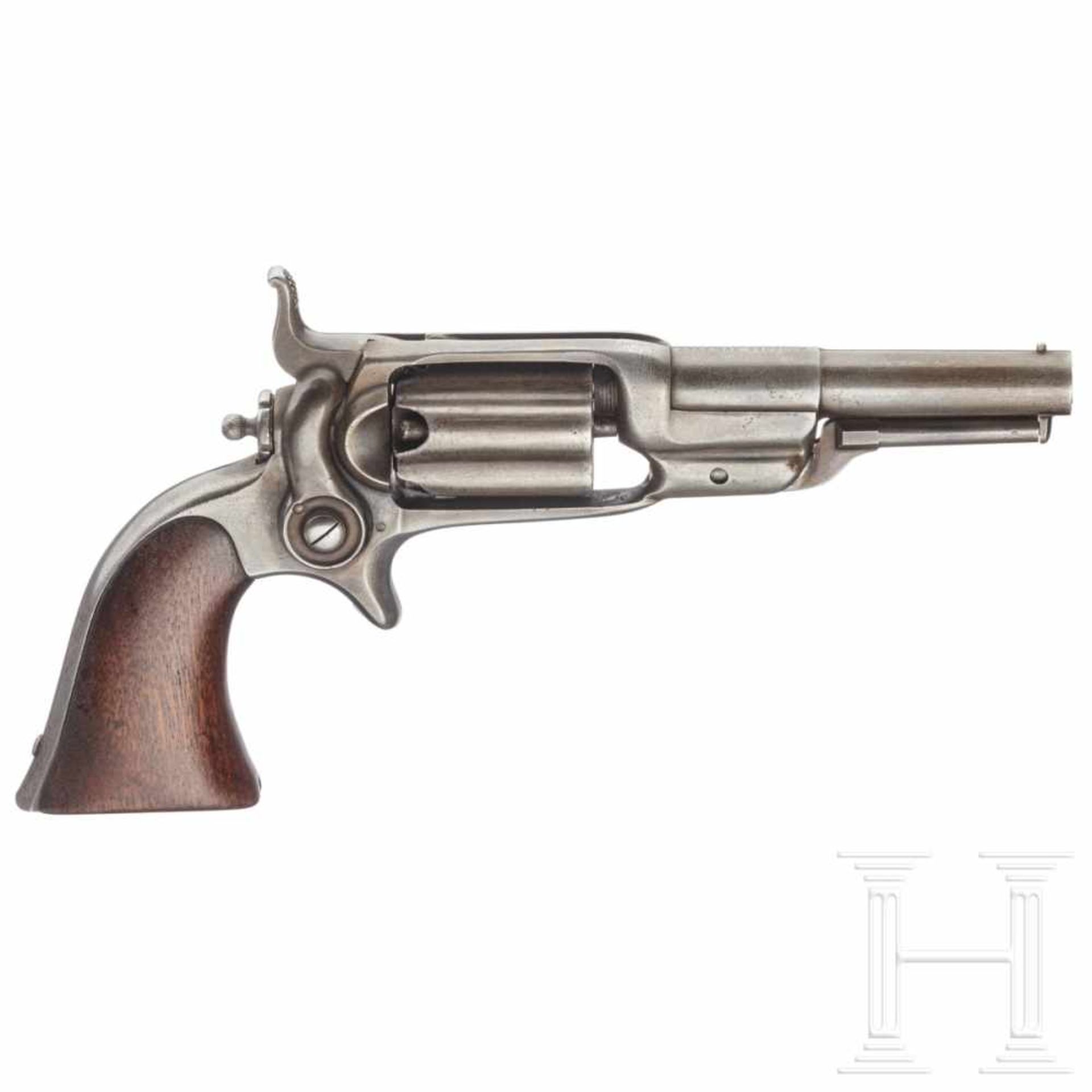 A Colt Model 1855 Sidehammer Pocket Revolver, so called "Root Model", model 5Kal. .31 Blackpowder, - Bild 2 aus 6