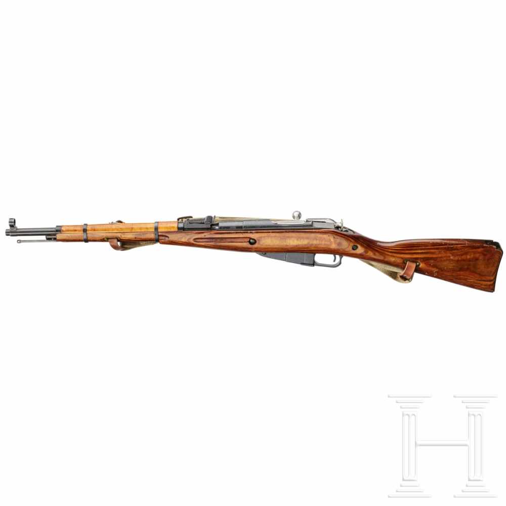 A M 38 Mosin-Nagant carbineKal. 7,62x54 R, Nr. 5464, nummerngleich, Magazinkasten nachnummeriert. - Image 5 of 6