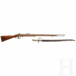 A M 71 Comblain infantry rifleKal. 11x53R Comblain, Nr. 1852, Lauf fast blank. Nummerngleich. ELG-