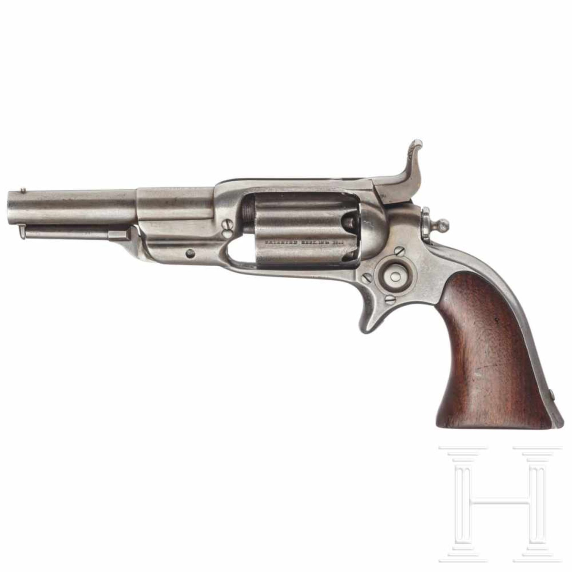 A Colt Model 1855 Sidehammer Pocket Revolver, so called "Root Model", model 5Kal. .31 Blackpowder, - Bild 5 aus 6