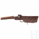 A fine carved stock of a wheellock rifle, Swabia, circle of Michael Maucher, ca. 1680Halbschaft