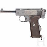 A Webley & Scott Mark I N (Navy model) with holsterKal. .455 Auto, Nr. 3626, blanker Lauf.