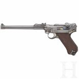 An Artillery Luger, Erfurt 1914, with shoulder stock, holster and strappingCal. 9 mm Luger, no. 321,